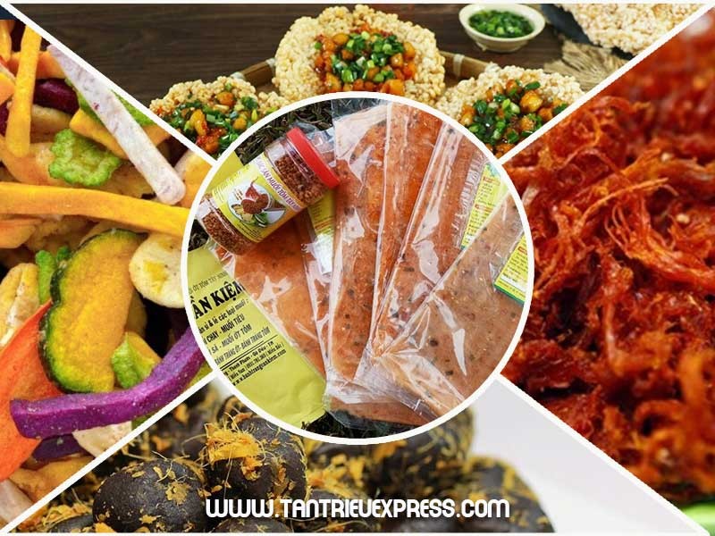 Top 5 món ăn vặt được ưa chuộng gửi đi Mỹ