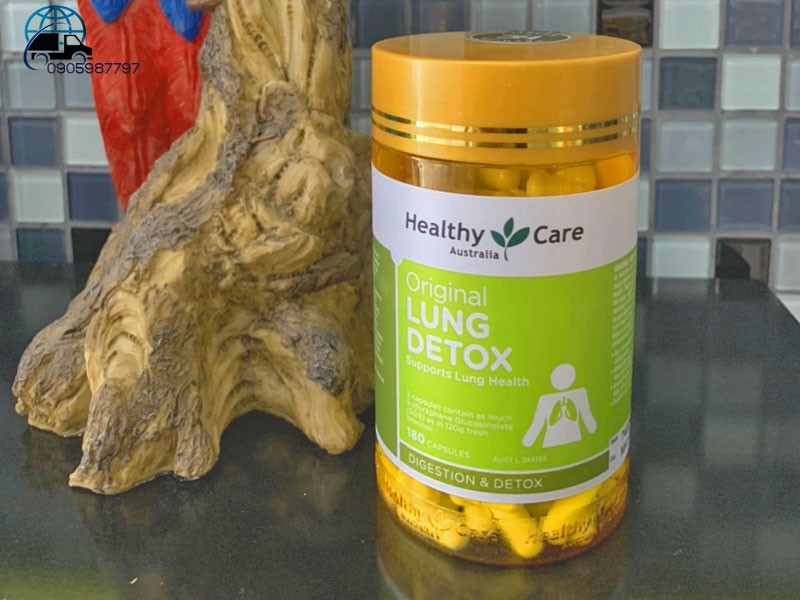 Viên Thải Độc Phổi Healthy Care Original Lung Detox